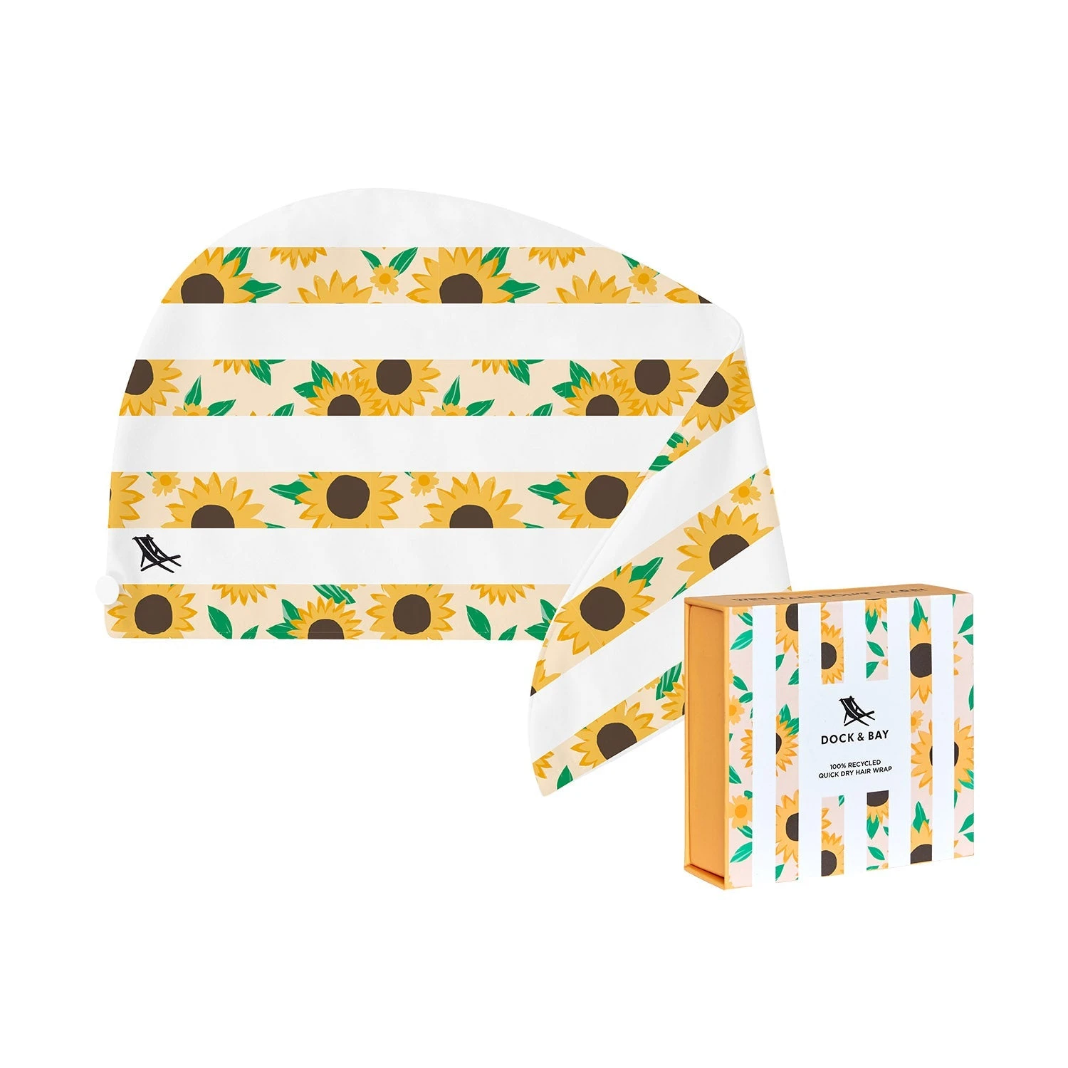 Dock & Bay Dock & Bay Hair Wraps - Sunflower Solstice 16 Dock & Bay Dock & Bay Hair Wraps - Sunflower Solstice - Image 14