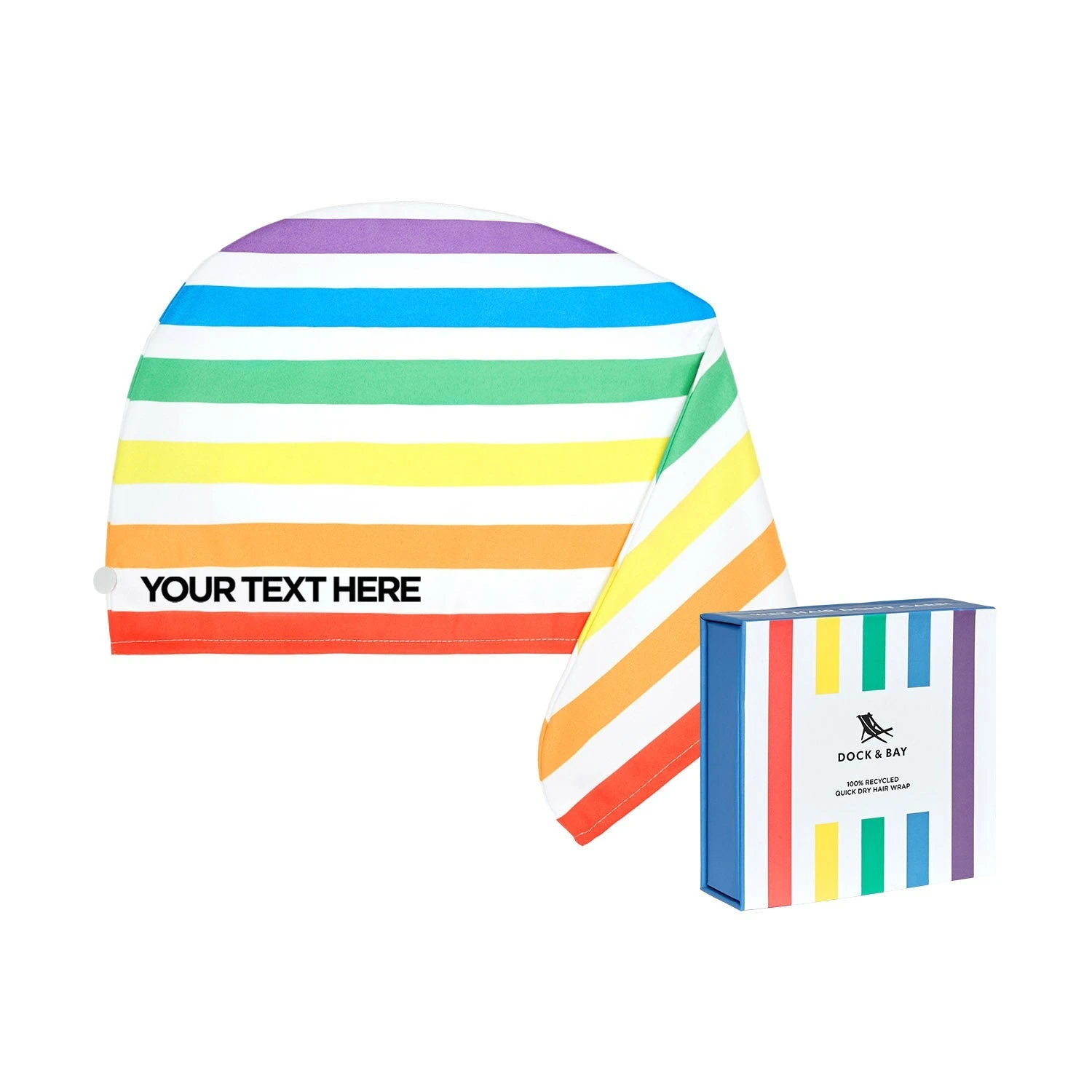 Dock & Bay Personalised Dock & Bay Hair Wraps - Rainbow Skies - Customised Embroidery Personalised For You 10 Dock & Bay Personalised Dock & Bay Hair Wraps - Rainbow Skies - Customised Embroidery Personalised For You - Image 8