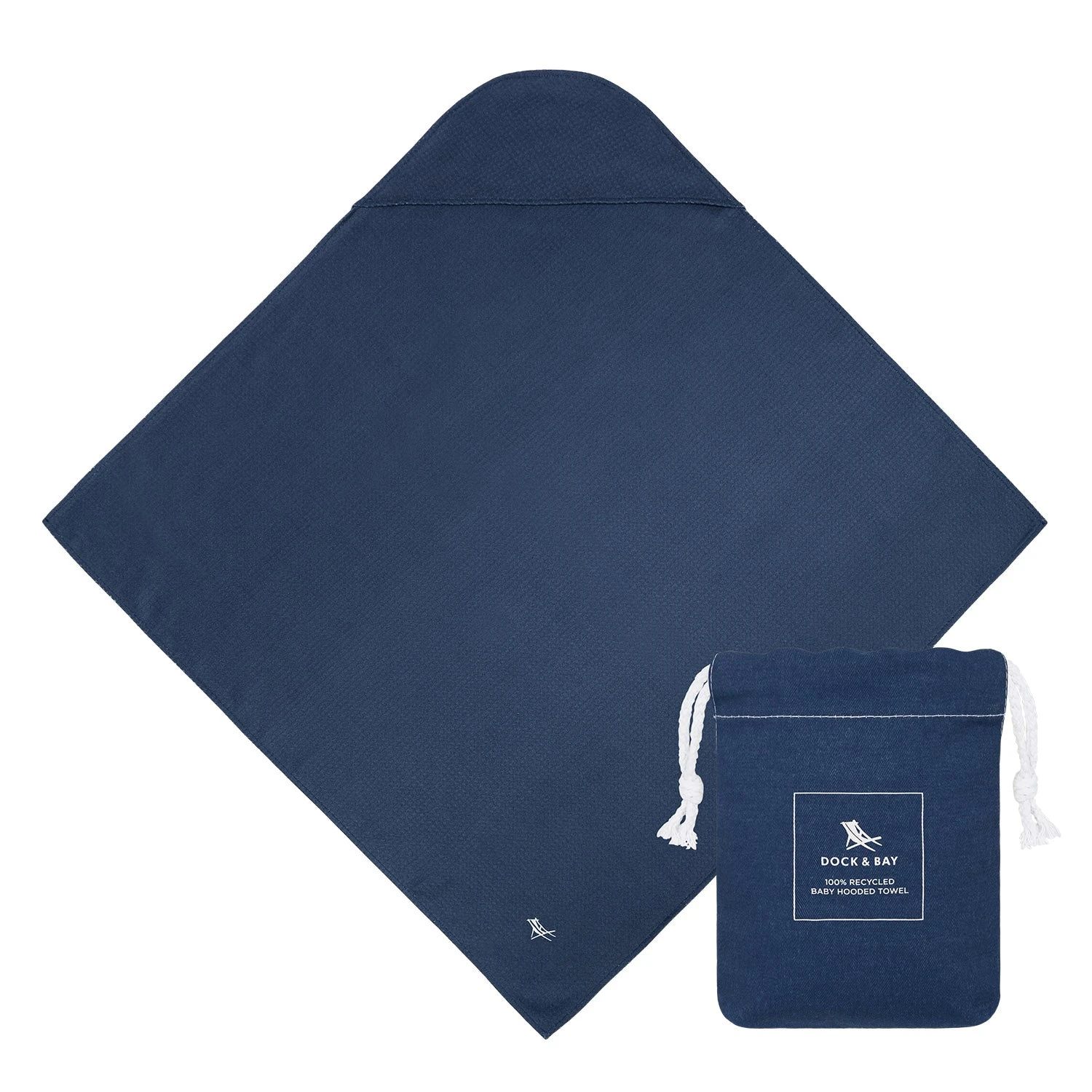 Dock & Bay Outlet Dock & Bay Baby Hooded Towels - Midnight Navy - Outlet 14 Dock & Bay Outlet Dock & Bay Baby Hooded Towels - Midnight Navy - Outlet - Image 12