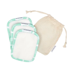 Dock & Bay Dock & Bay Makeup Removers - Set (5) -Dock & Bay Shop MAKUP HOM 3PAK LTGRN combo pouch X3