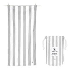Dock & Bay Dock & Bay Kids Beach Towels - Goa Grey -Dock & Bay Shop TOWLB CAB LG LTGRY R e98dfa55 15d0 4812 b345 0a91ebda38b9