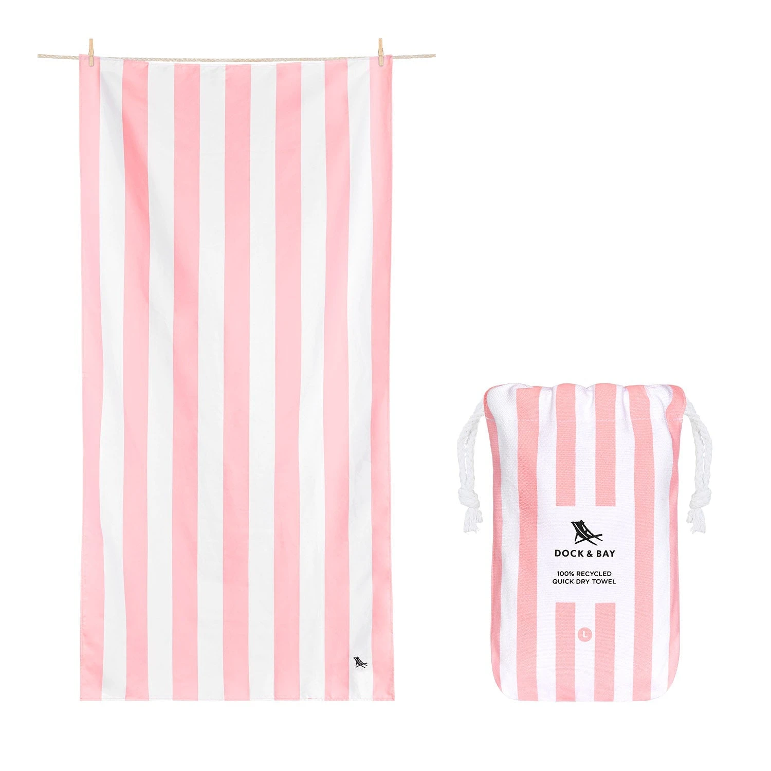Dock & Bay Dock & Bay Kids Beach Towels - Malibu Pink 13 Dock & Bay Dock & Bay Kids Beach Towels - Malibu Pink - Image 11
