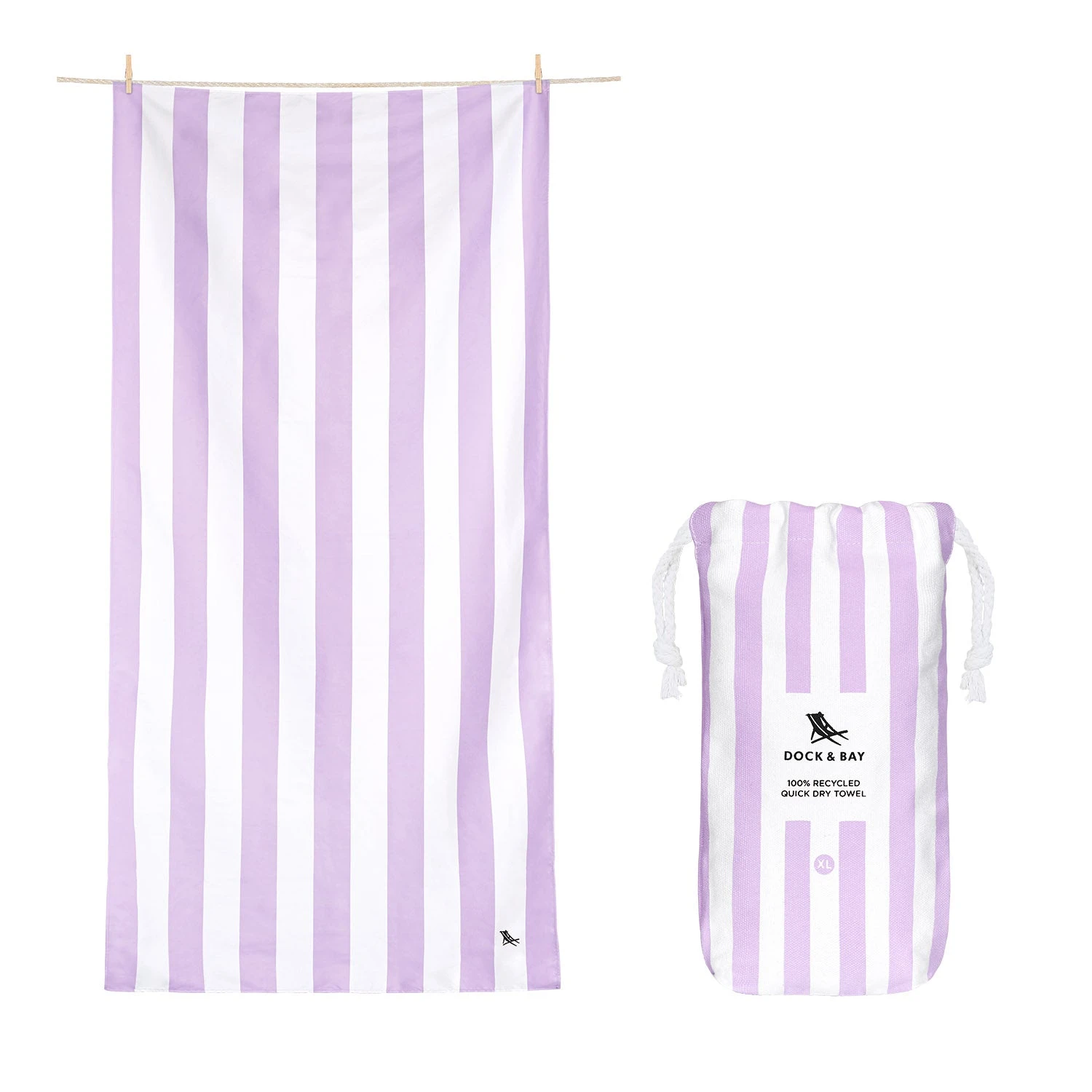 Dock & Bay Dock & Bay Quick Dry Towels - Lombok Lilac 15 Dock & Bay Dock & Bay Quick Dry Towels - Lombok Lilac - Image 13