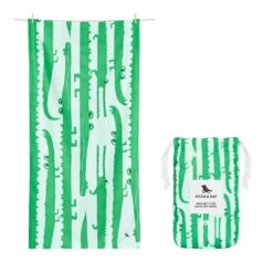 Dock & Bay Dock & Bay Kids Beach Towels - Laters Gators -Dock & Bay Shop TOWLB KID LG CROC