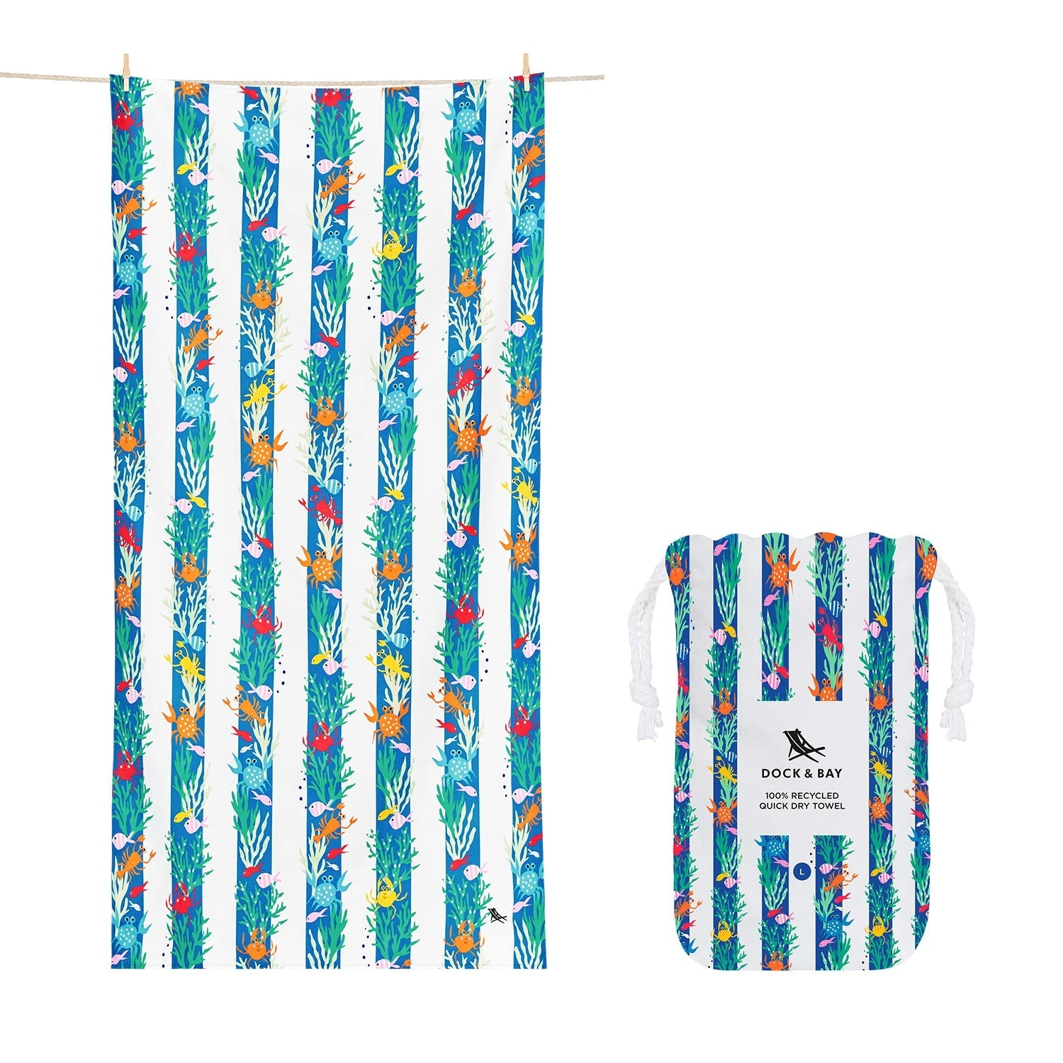 Dock & Bay Dock & Bay Kids Beach Towels - Beneath The Reef 20 Dock & Bay Dock & Bay Kids Beach Towels - Beneath The Reef - Image 18