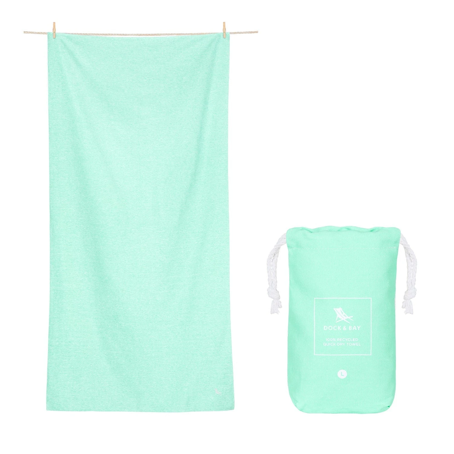 Dock & Bay Dock & Bay Quick Dry Towels - Rainforest Green 17 Dock & Bay Dock & Bay Quick Dry Towels - Rainforest Green - Image 15