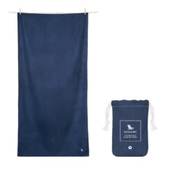 Dock & Bay Dock & Bay Quick Dry Towels - Deep Sea Navy -Dock & Bay Shop TOWLF ESS SM DKBLU