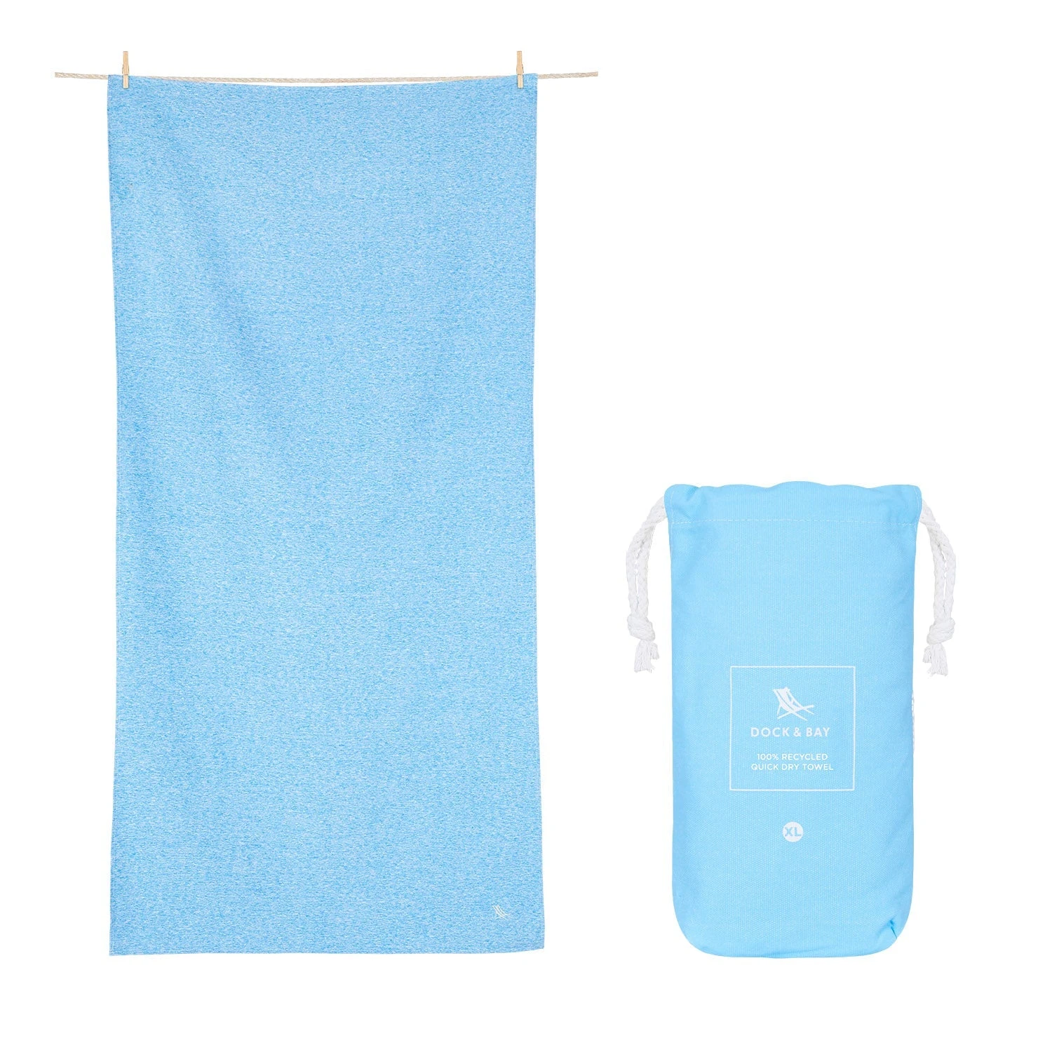 Dock & Bay Dock & Bay Quick Dry Towels - Lagoon Blue 21 Dock & Bay Dock & Bay Quick Dry Towels - Lagoon Blue - Image 19