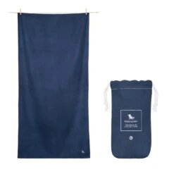 Dock & Bay Dock & Bay Quick Dry Towels - Deep Sea Navy -Dock & Bay Shop TOWLF ESS XL DKBLU